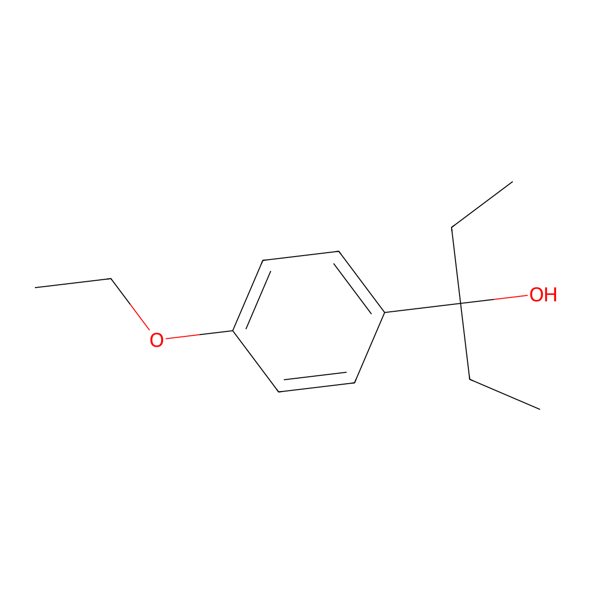 3-(4-Ethoxyphenyl)-3-pentanol molecular structure, CAS 1341680-04-3