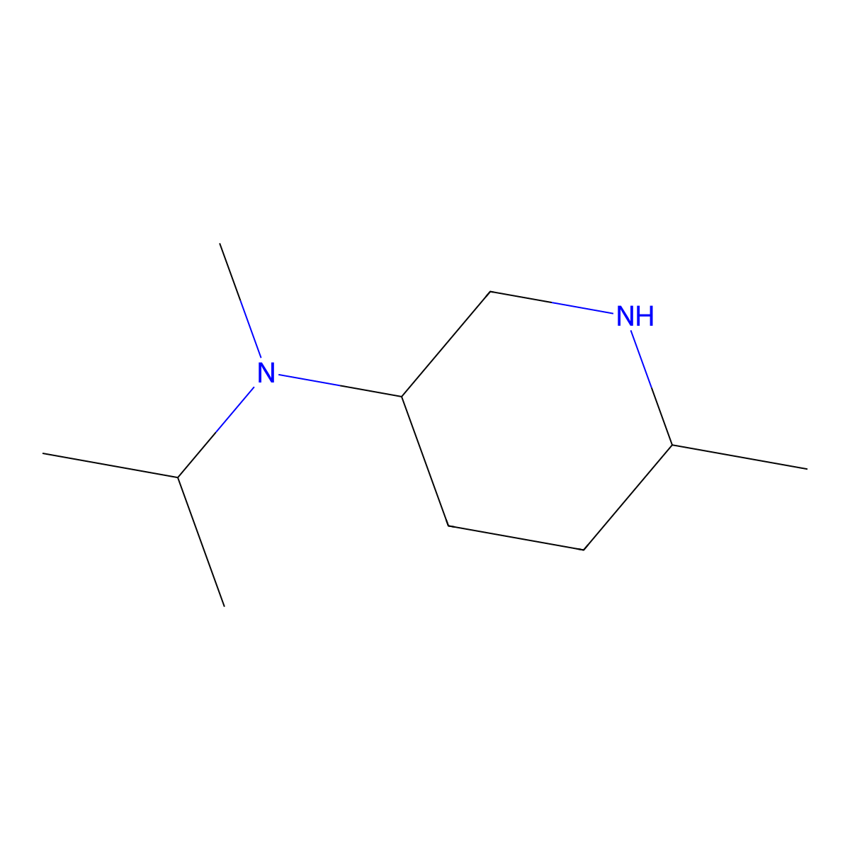 N,6-Dimethyl-N-(propan-2-YL)piperidin-3-amine molecular structure, CAS 1341680-46-3