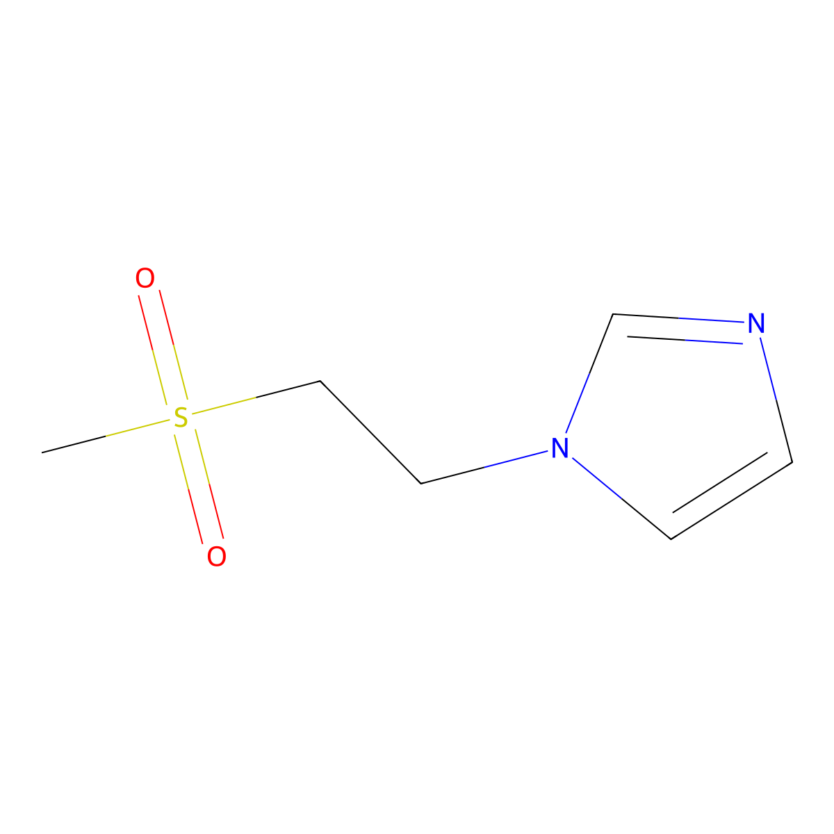 1-(2-Methylsulfonylethyl)imidazole molecular structure, CAS 1341681-85-3