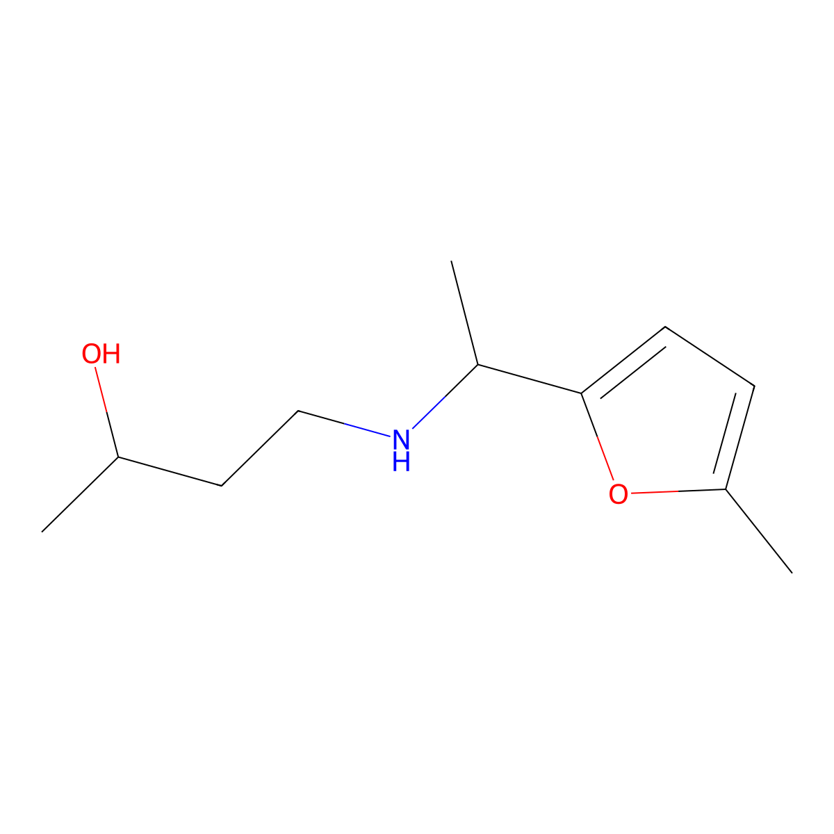4-{[1-(5-Methylfuran-2-yl)ethyl]amino}butan-2-ol molecular structure, CAS 1341683-94-0