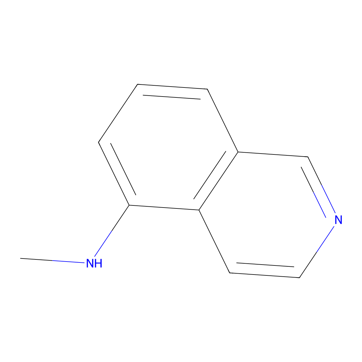 N-Methyl-5-isoquinolinamine molecular structure, CAS 1341688-75-2