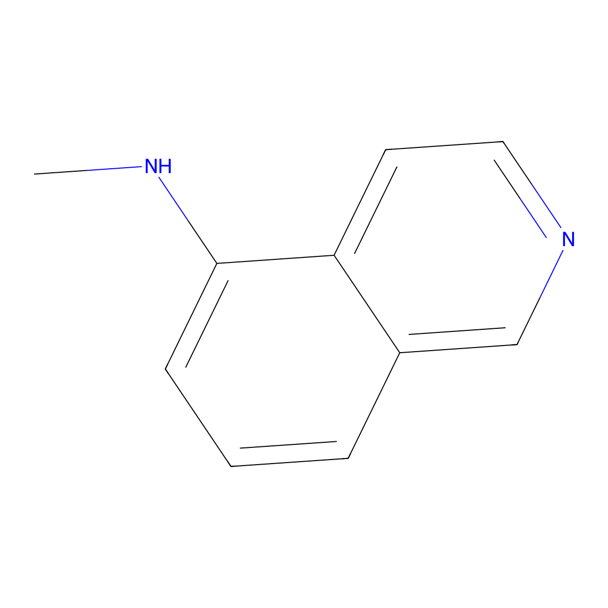 N-Methyl-5-isoquinolinamine molecular structure, CAS 1341688-75-2