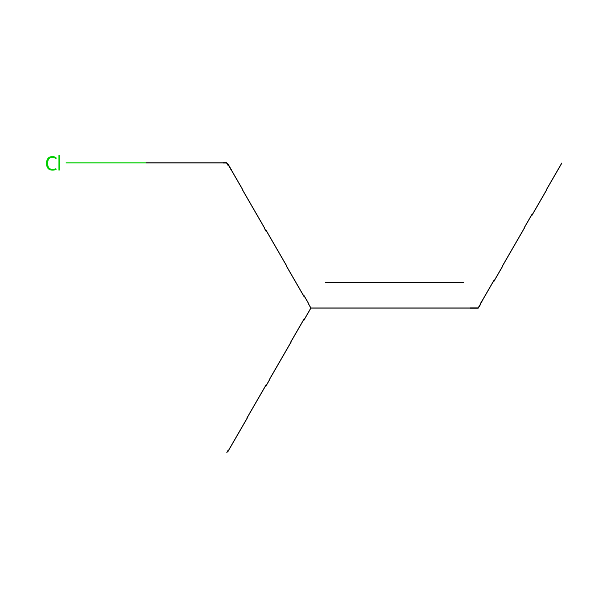 (2E)-1-chloro-2-methylbut-2-ene molecular structure, CAS 13417-43-1