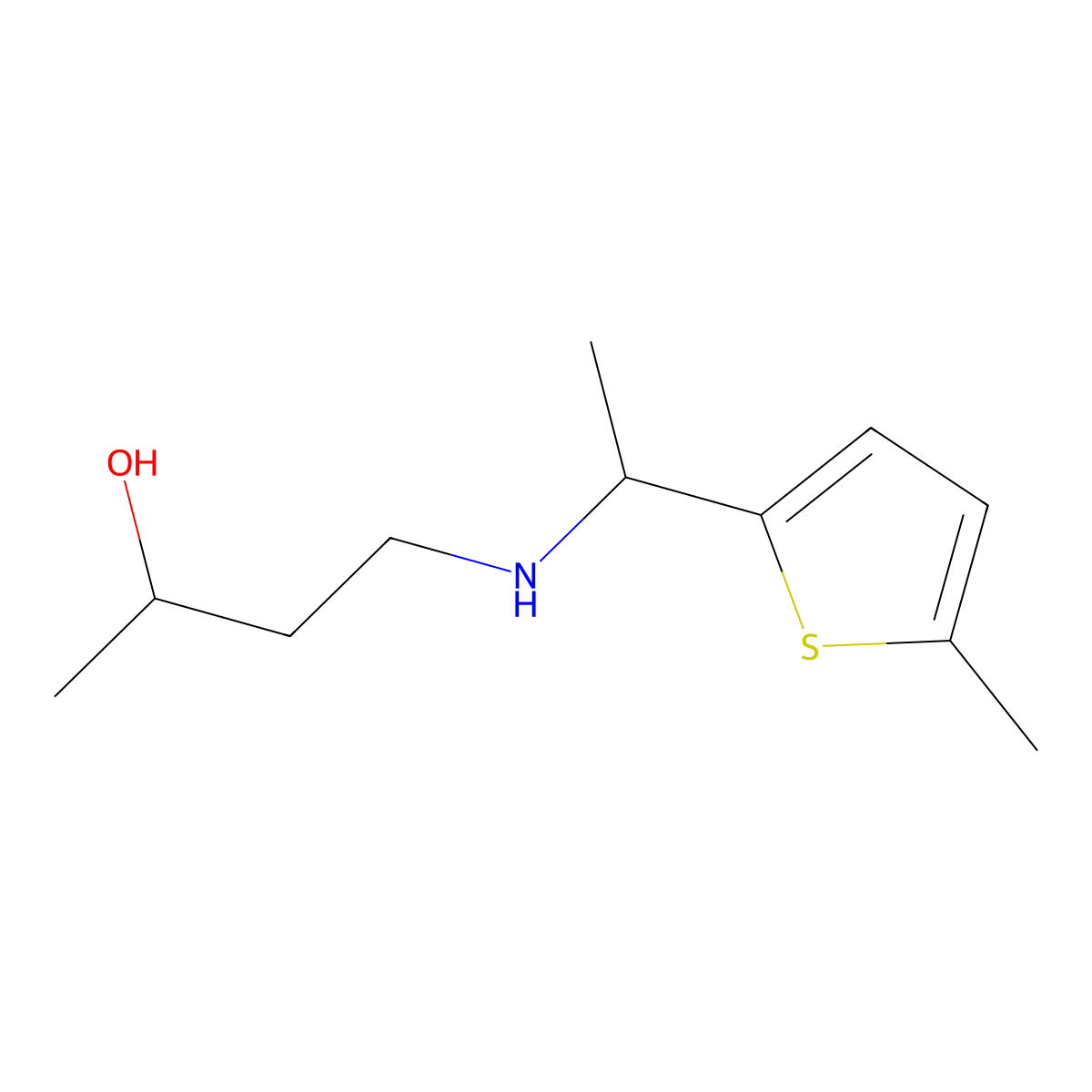 4-{[1-(5-Methylthiophen-2-yl)ethyl]amino}butan-2-ol molecular structure, CAS 1341711-85-0