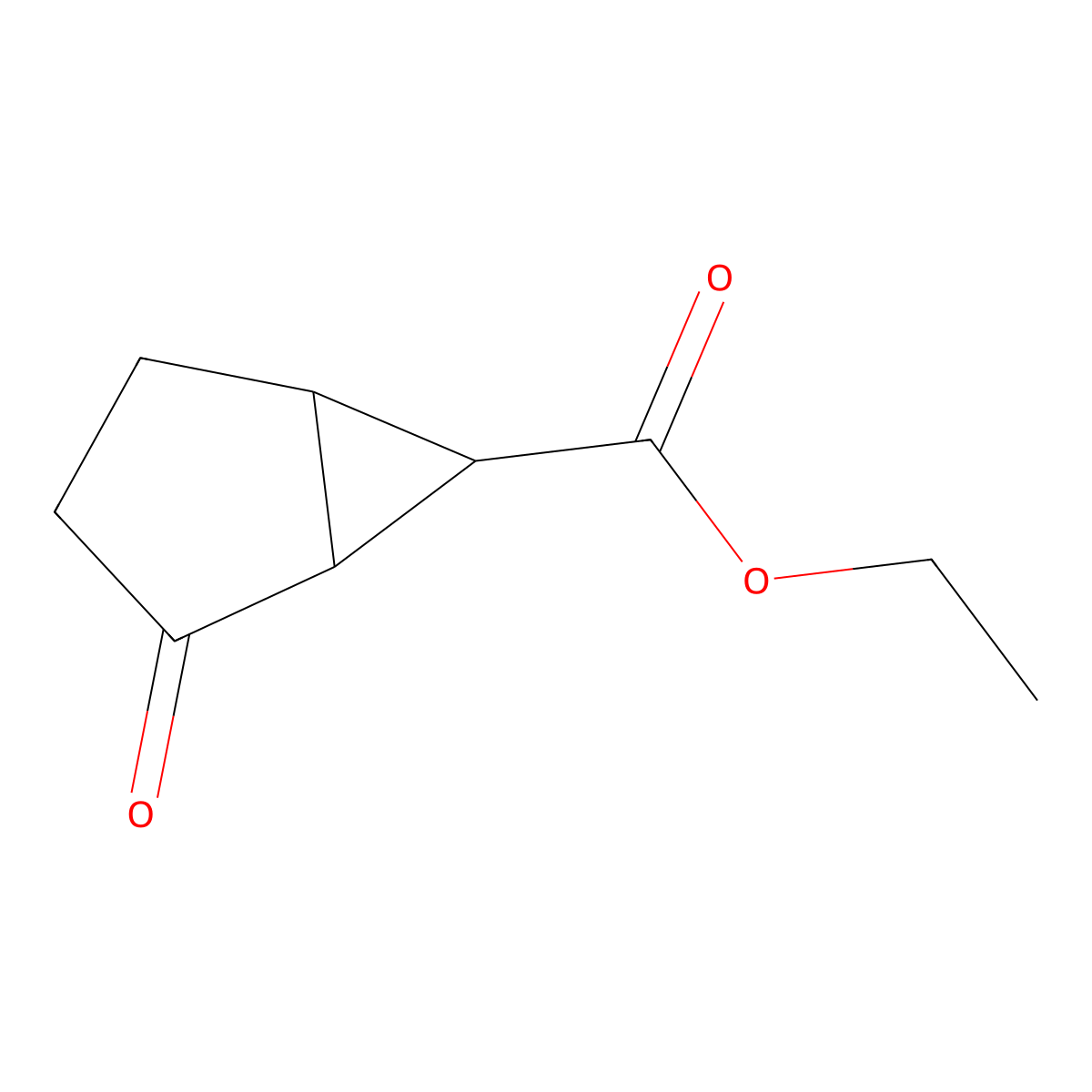 Ethyl 2-oxobicyclo[3.1.0]hexane-6-carboxylate molecular structure, CAS 134176-18-4