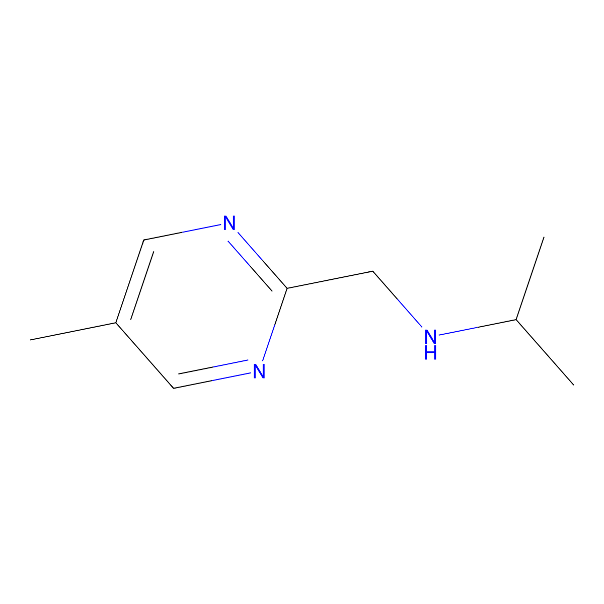 [(5-Methylpyrimidin-2-yl)methyl](propan-2-yl)amine molecular structure, CAS 1341761-72-5