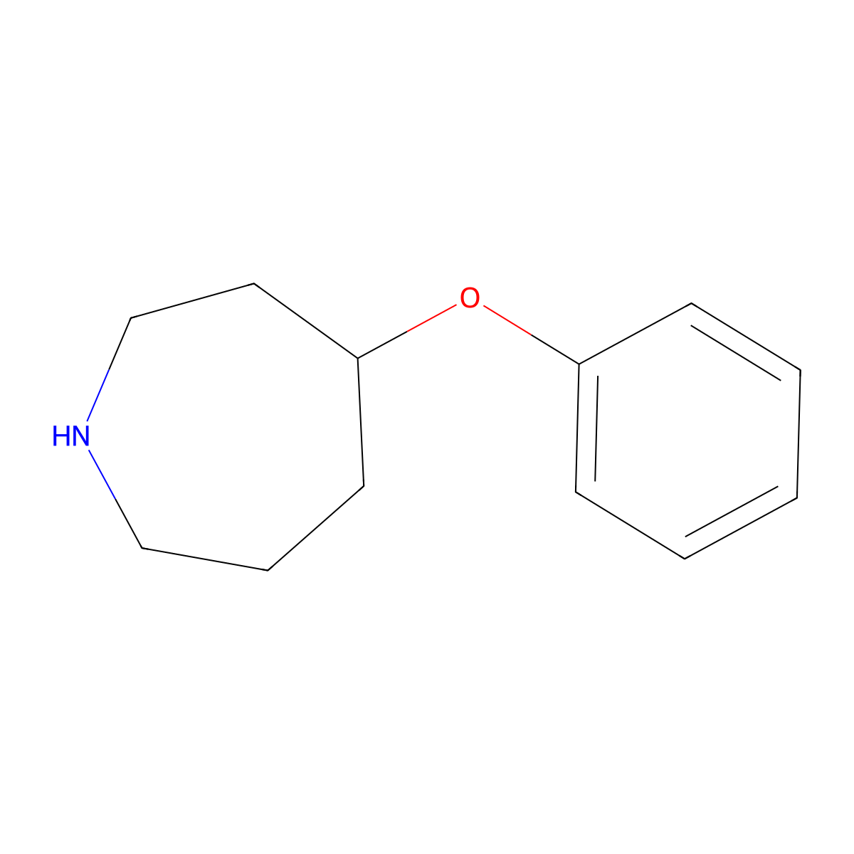 4-Phenoxyazepane molecular structure, CAS 1341767-08-5