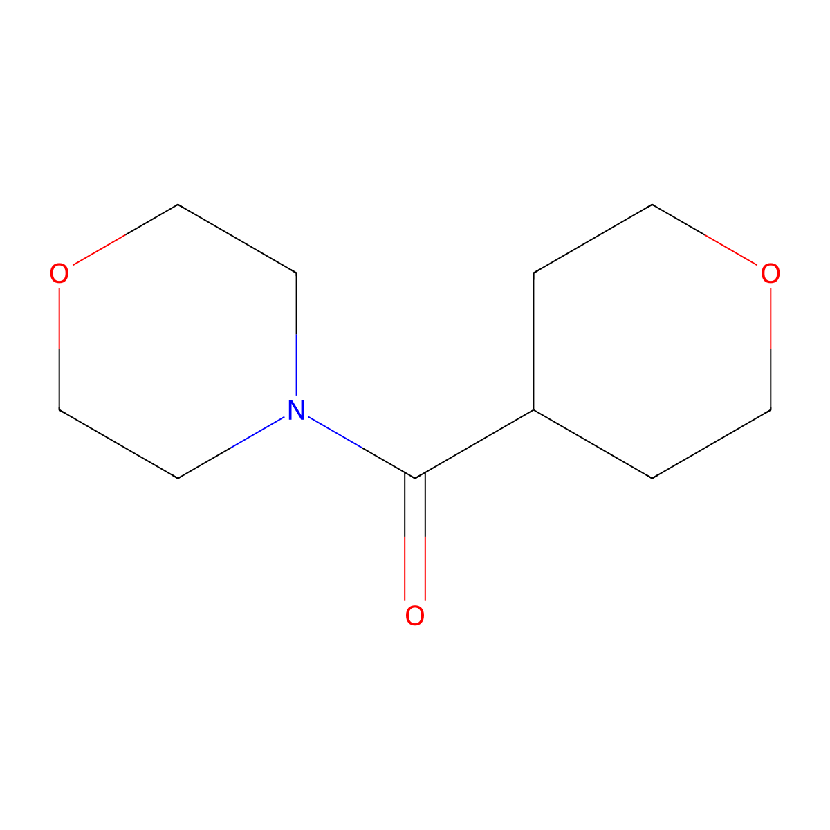 4-(Oxane-4-carbonyl)morpholine molecular structure, CAS 1341768-67-9