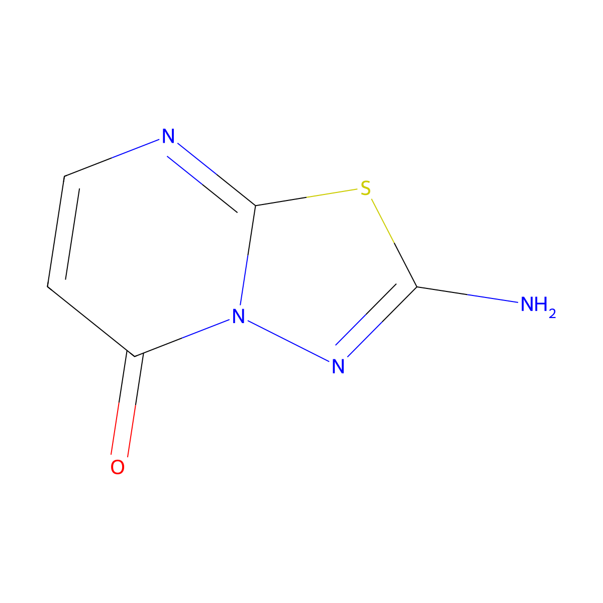 2-Amino-5H-[1,3,4]thiadiazolo[3,2-a]pyrimidin-5-one molecular structure, CAS 1341770-83-9