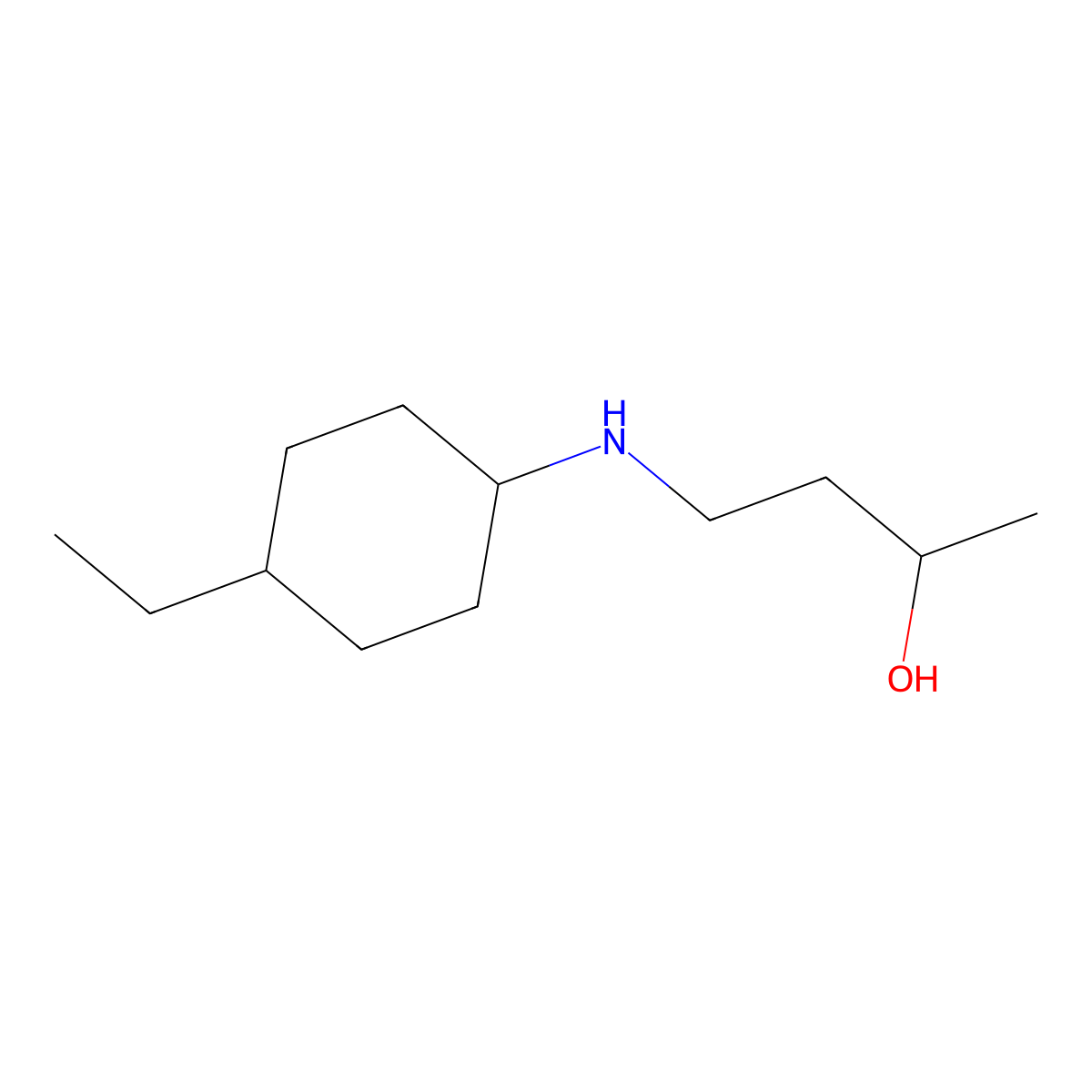 4-[(4-Ethylcyclohexyl)amino]butan-2-ol molecular structure, CAS 1341789-76-1