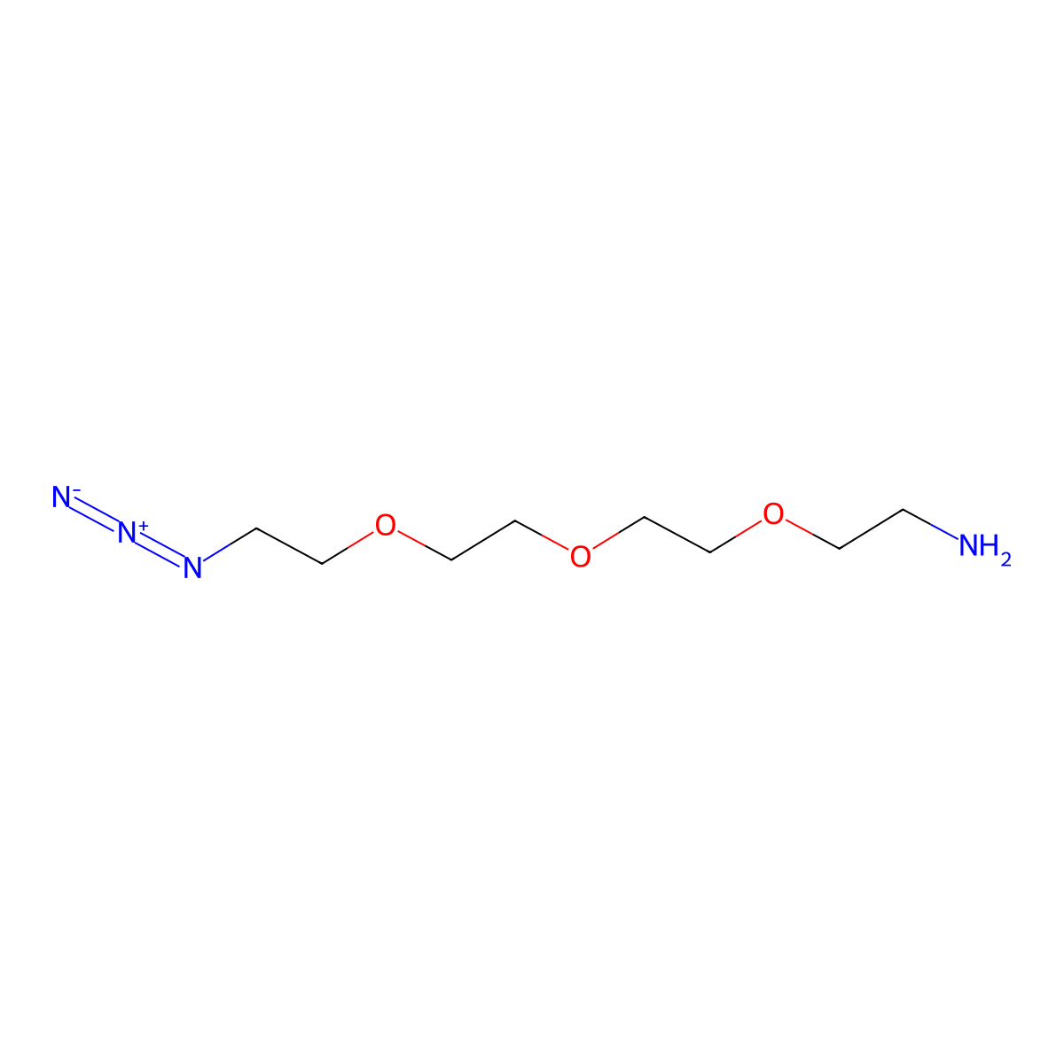 1-Amino-11-azido-3,6,9-trioxaundecane molecular structure, CAS 134179-38-7