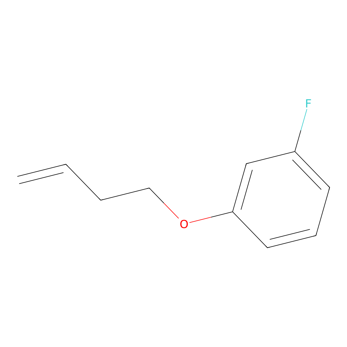 1-(But-3-en-1-yloxy)-3-fluorobenzene molecular structure, CAS 1341816-15-6