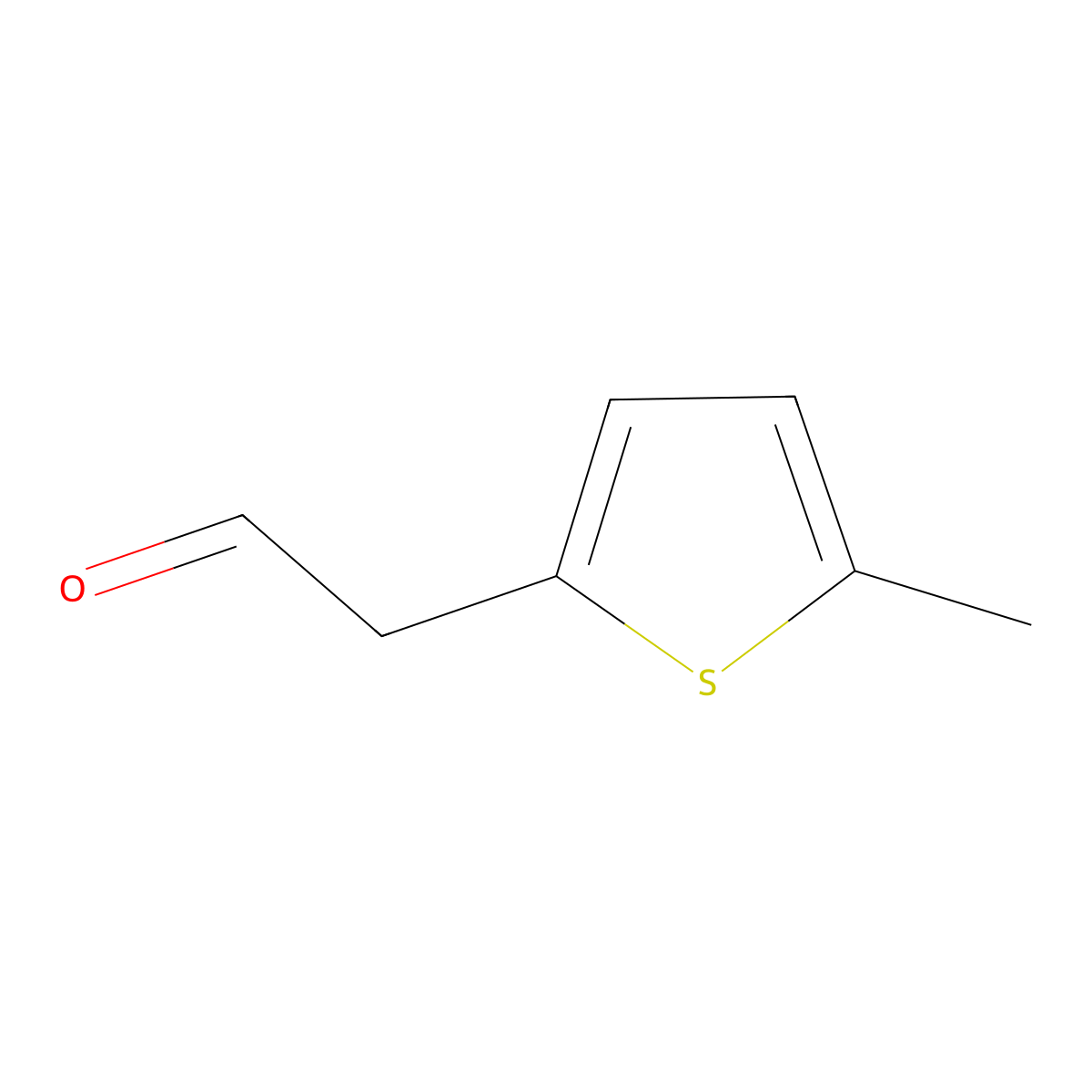 2-(5-Methylthiophen-2-yl)acetaldehyde molecular structure, CAS 1341817-84-2