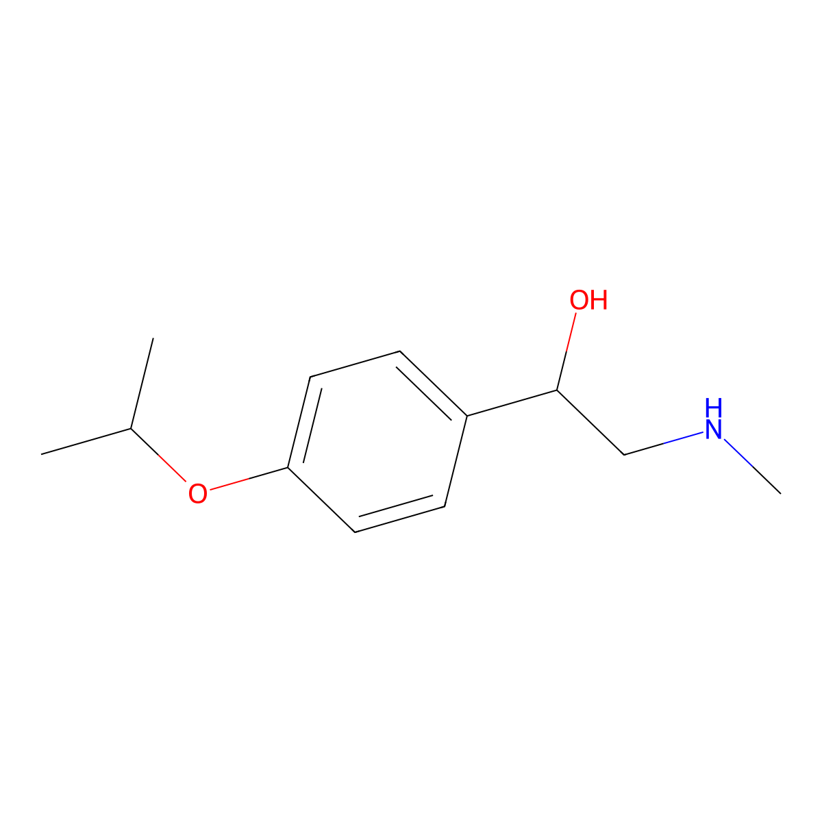 1-(4-Isopropoxyphenyl)-2-(methylamino)ethan-1-ol molecular structure, CAS 1341836-24-5