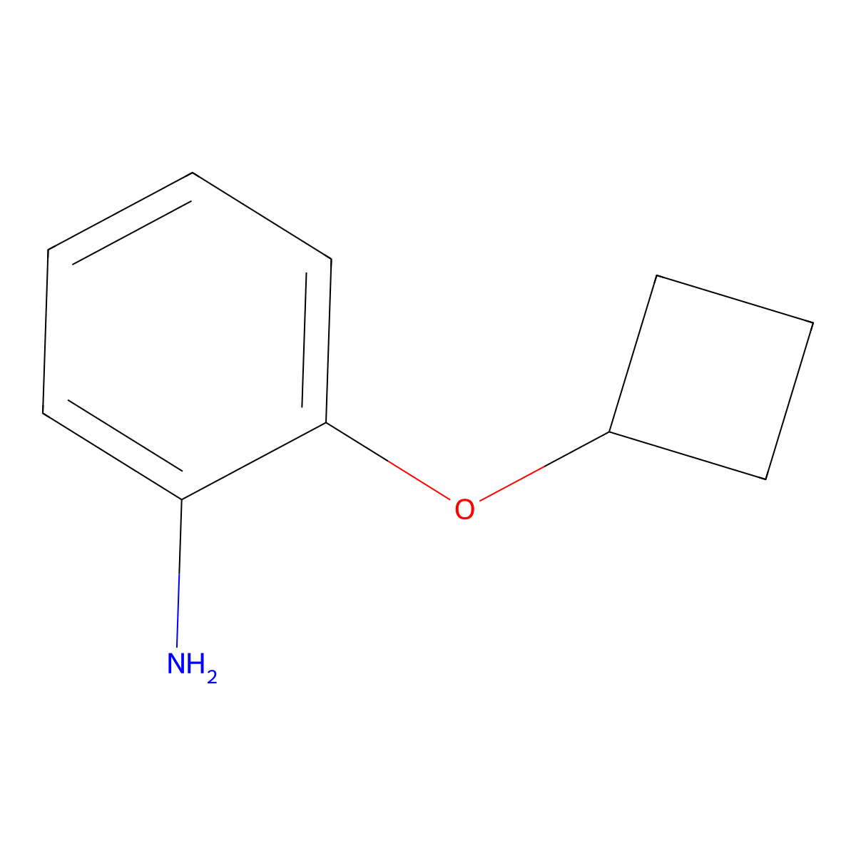 2-Cyclobutoxyaniline molecular structure, CAS 1341836-38-1