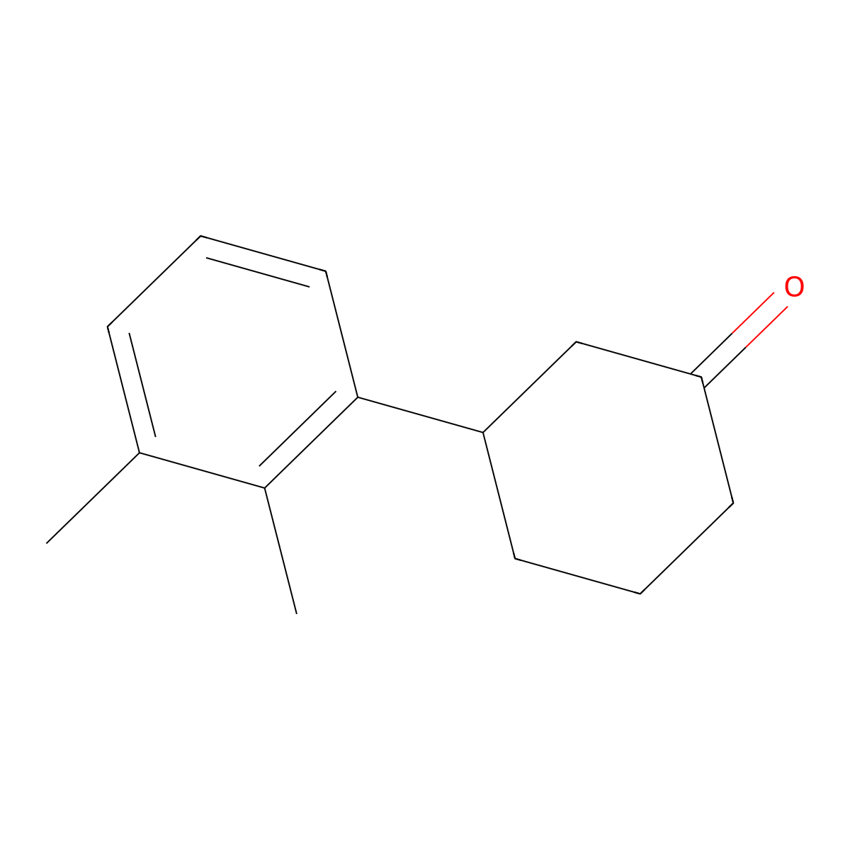 3-(2,3-Dimethylphenyl)cyclohexan-1-one molecular structure, CAS 1341861-50-4