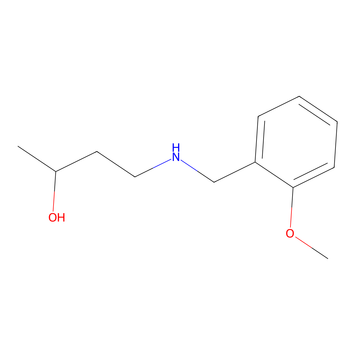 4-{[(2-Methoxyphenyl)methyl]amino}butan-2-ol molecular structure, CAS 1341870-62-9