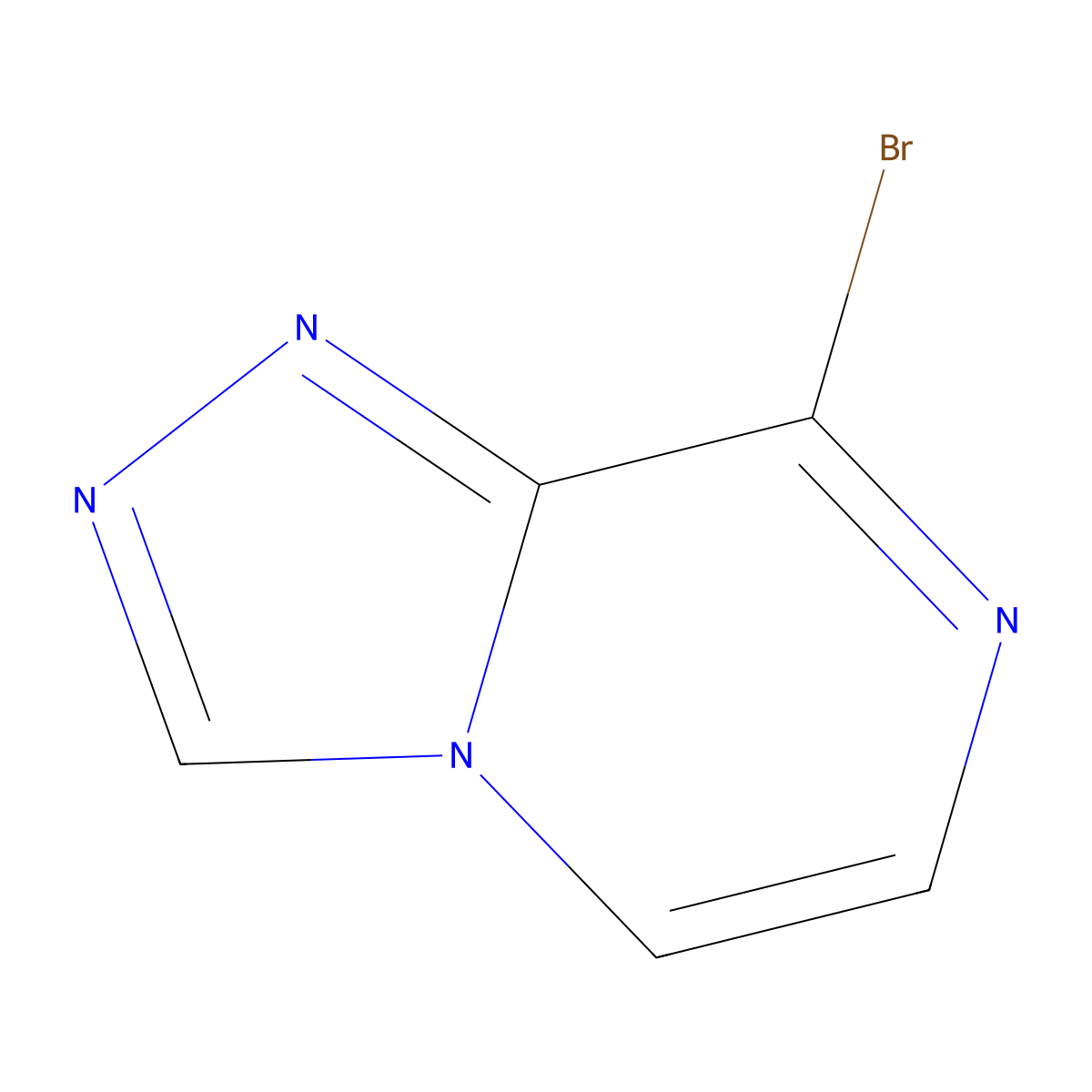 8-Bromo-[1,2,4]triazolo[4,3-a]pyrazine molecular structure, CAS 1341878-31-6