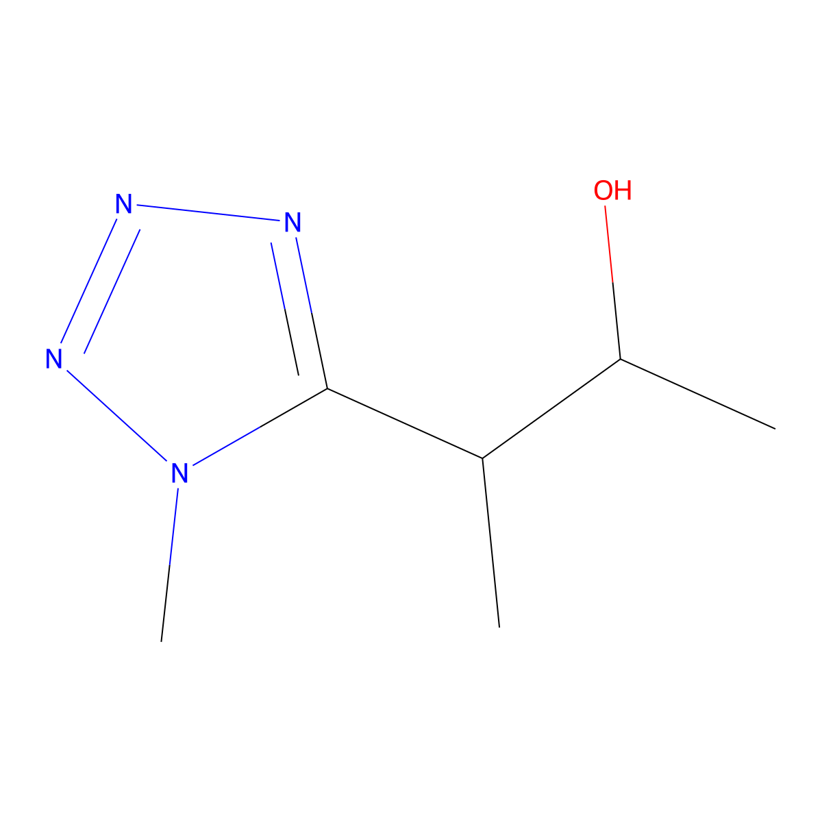 3-(1-Methyl-1h-tetrazol-5-yl)butan-2-ol molecular structure, CAS 1341916-84-4