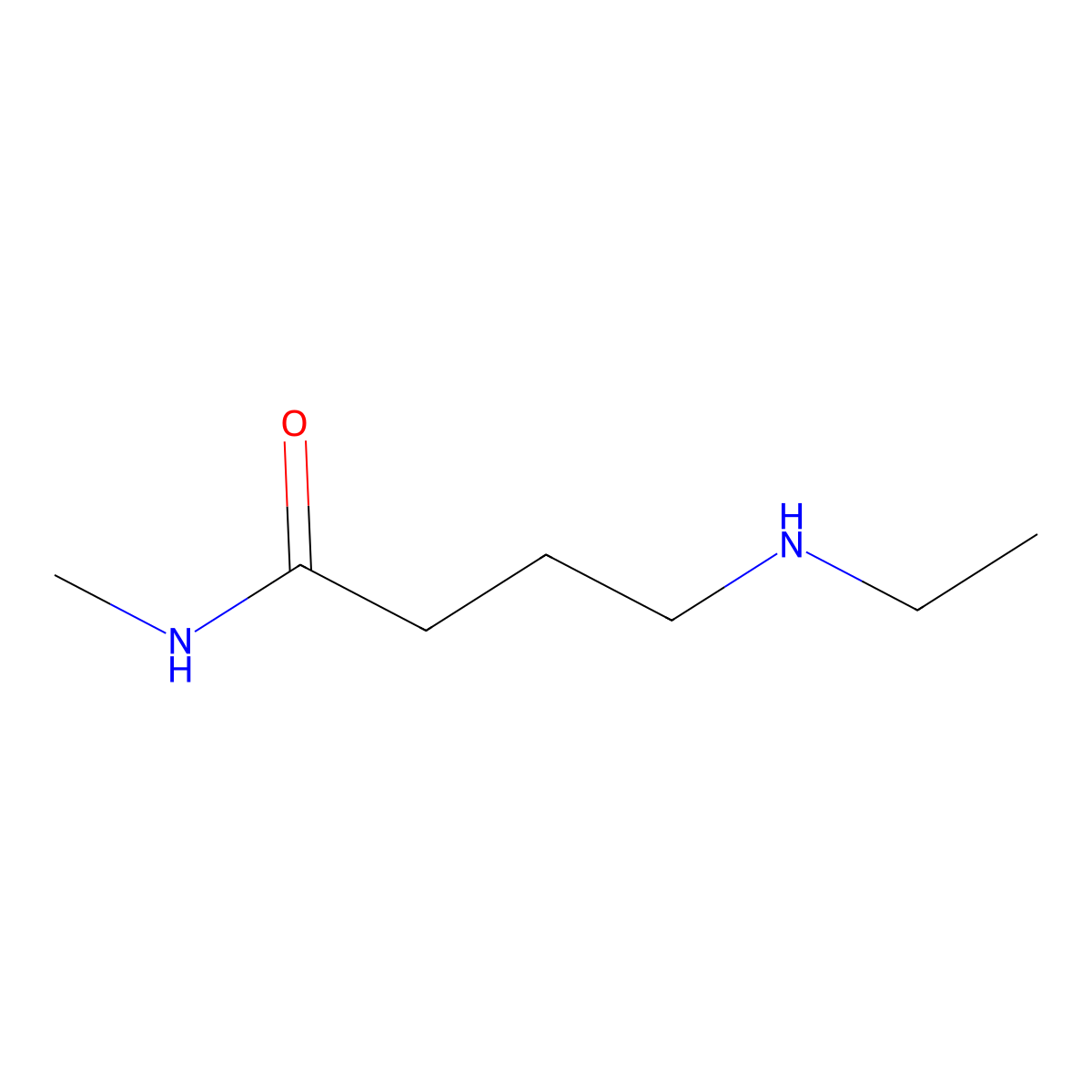 4-(ethylamino)-N-methylbutanamide molecular structure, CAS 1341922-39-1