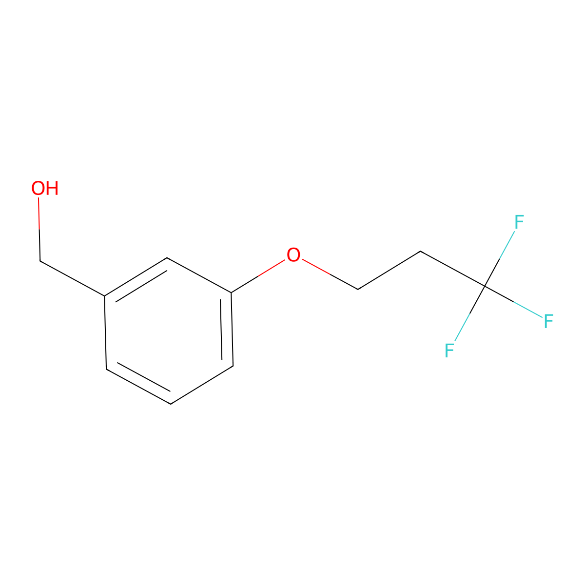 [3-(3,3,3-Trifluoropropoxy)phenyl]methanol molecular structure, CAS 1341968-92-0