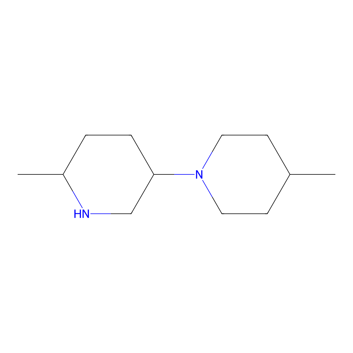4-Methyl-1-(6-methylpiperidin-3-yl)piperidine molecular structure, CAS 1341997-82-7