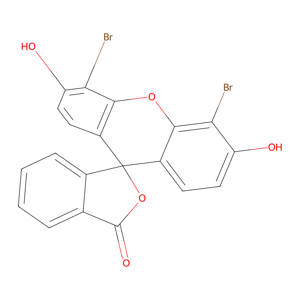 D & C Orange No. 5 molecular structure, CAS 1342-44-5