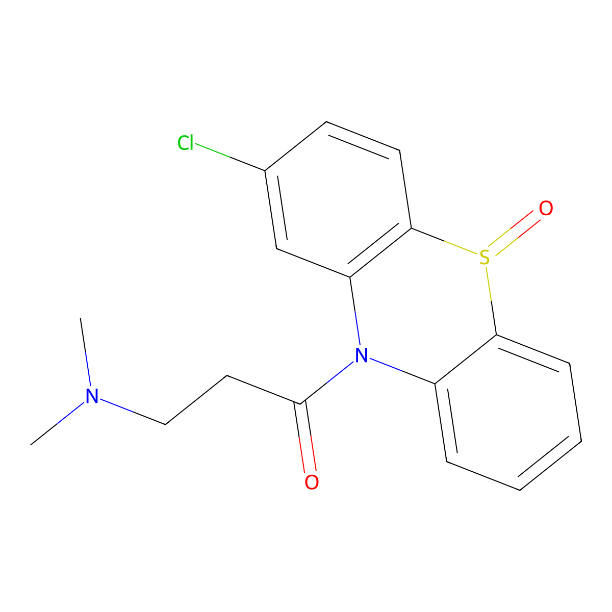Acylphenothiazine molecular structure, CAS 13420-96-7