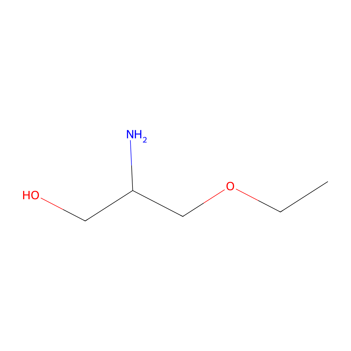 2-Amino-3-ethoxypropan-1-ol molecular structure, CAS 1342016-96-9