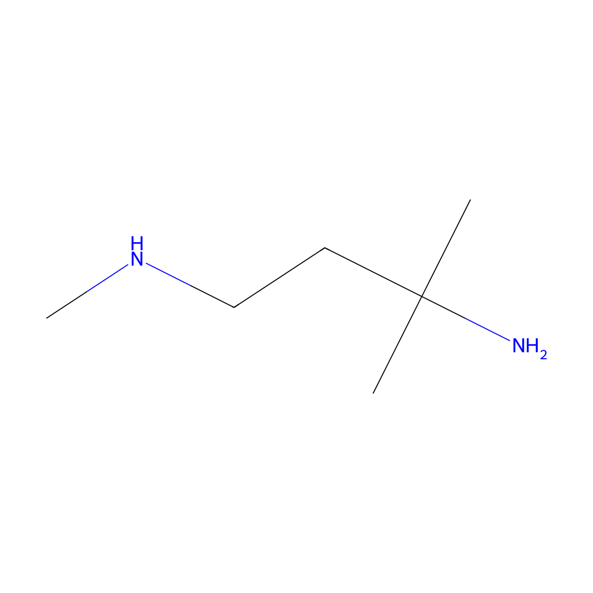 N1,3-Dimethylbutane-1,3-diamine molecular structure, CAS 1342027-43-3