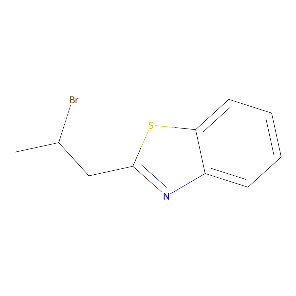 2-(2-Bromopropyl)benzo[d]thiazole molecular structure, CAS 1342030-25-4