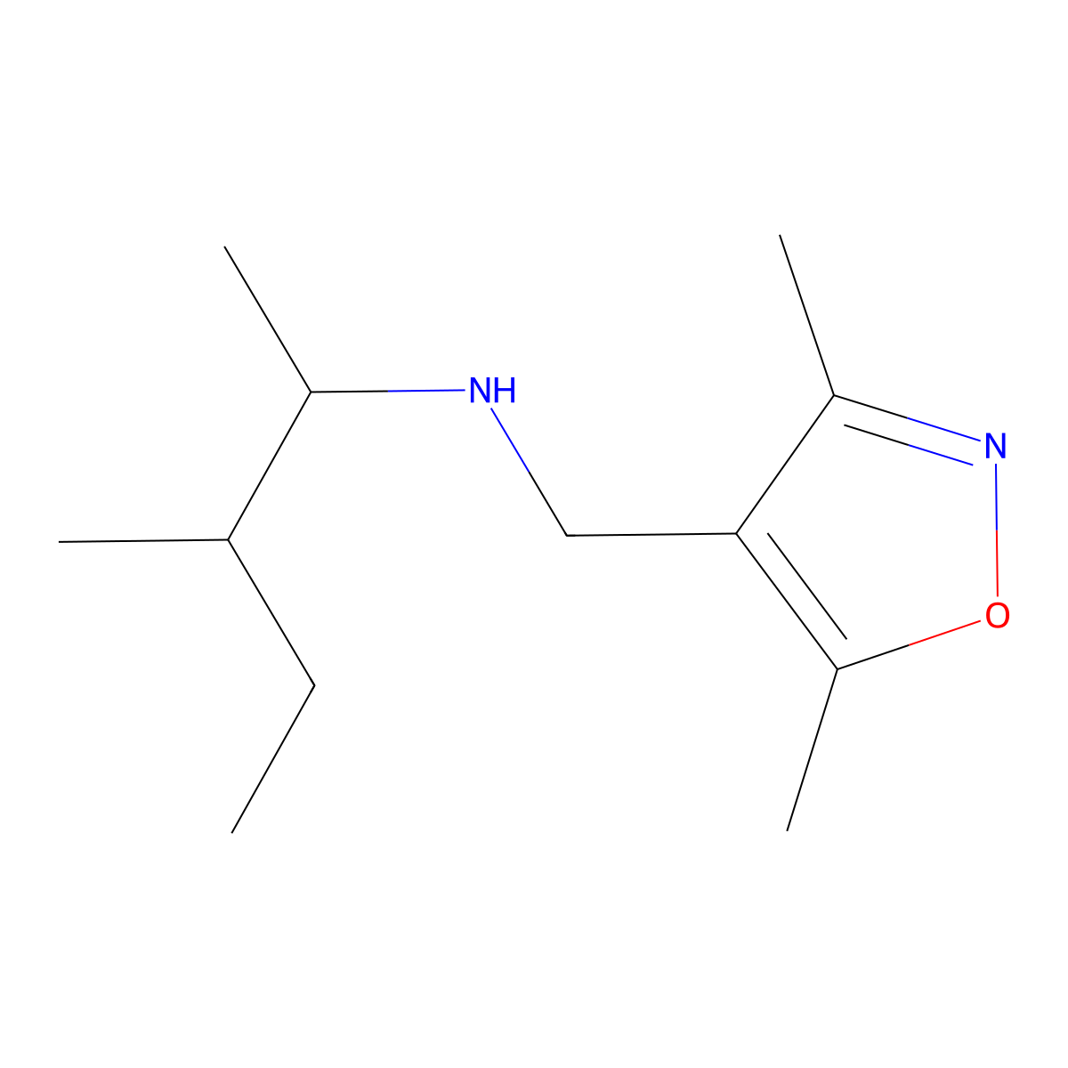 [(Dimethyl-1,2-oxazol-4-yl)methyl](3-methylpentan-2-yl)amine molecular structure, CAS 1342041-85-3