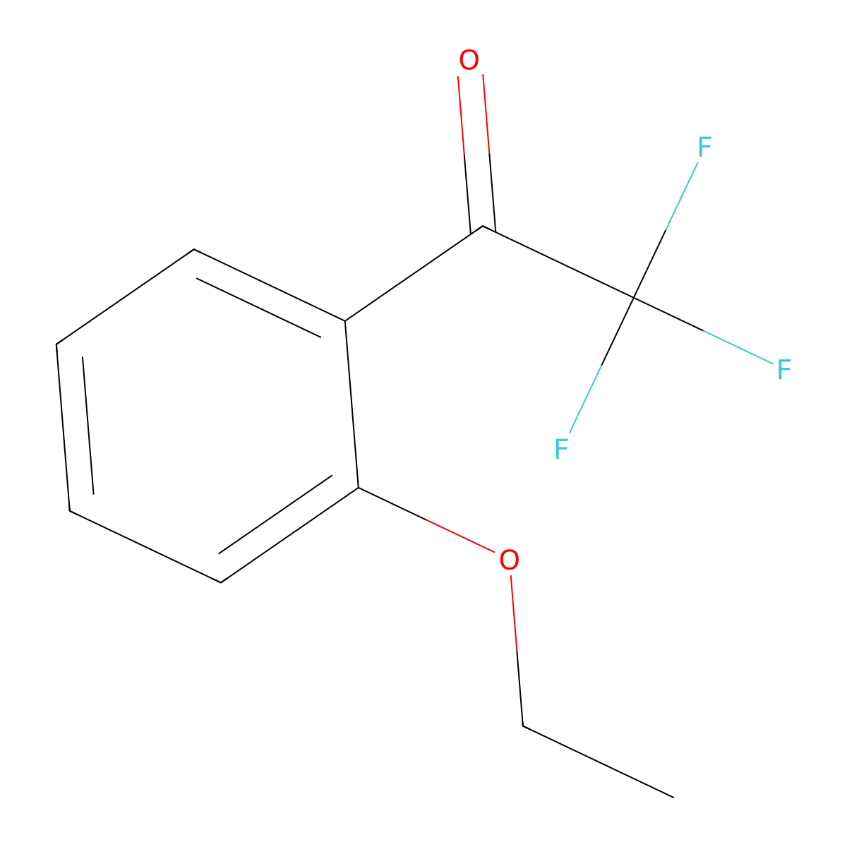 1-(2-Ethoxyphenyl)-2,2,2-trifluoroethanone molecular structure, CAS 1342067-27-9