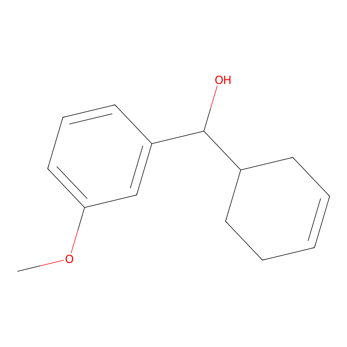 alpha-3-Cyclohexen-1-YL-3-methoxybenzenemethanol molecular structure, CAS 1342070-26-1