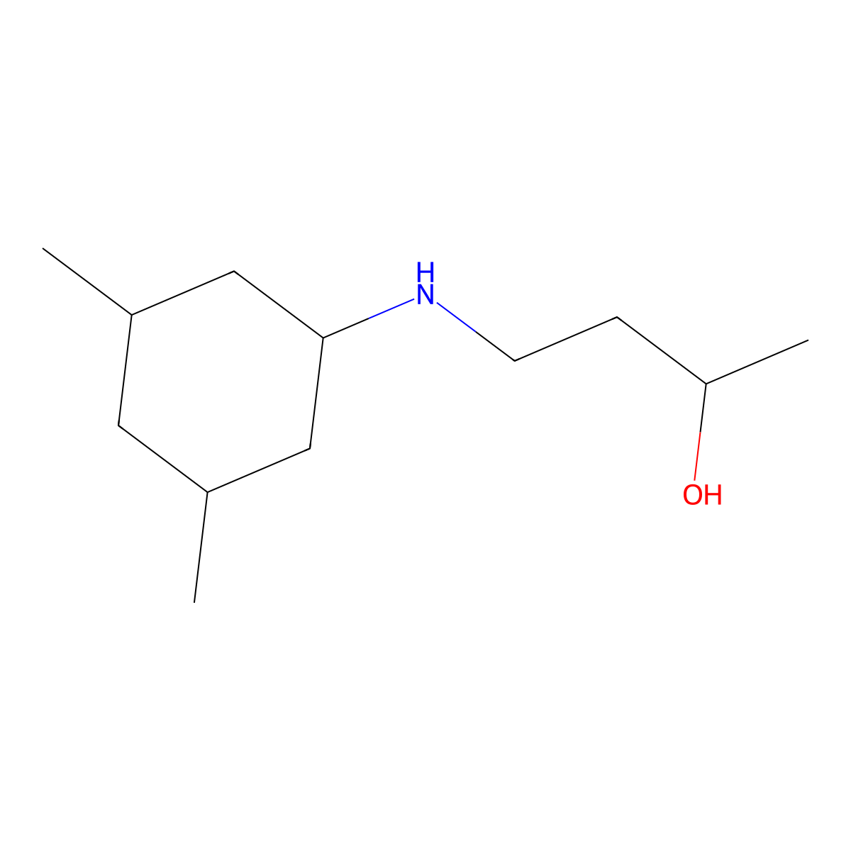 4-[(3,5-Dimethylcyclohexyl)amino]butan-2-ol molecular structure, CAS 1342074-62-7