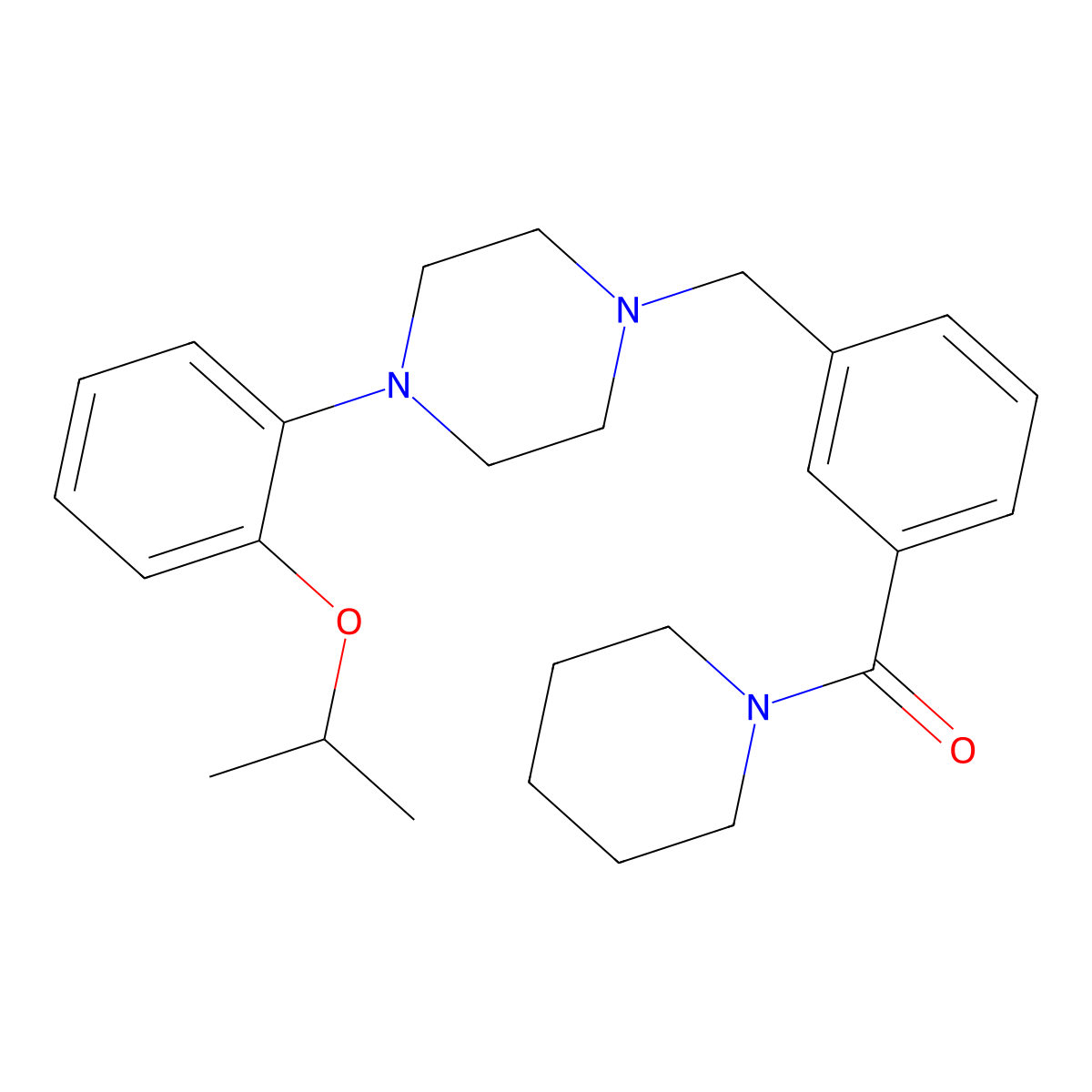 Mazapertine molecular structure, CAS 134208-17-6