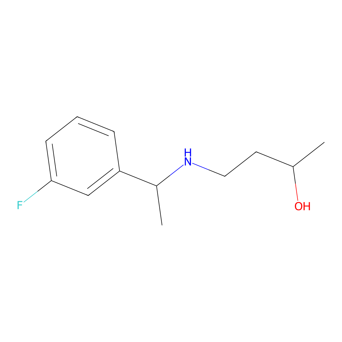 4-{[1-(3-Fluorophenyl)ethyl]amino}butan-2-ol molecular structure, CAS 1342080-52-7