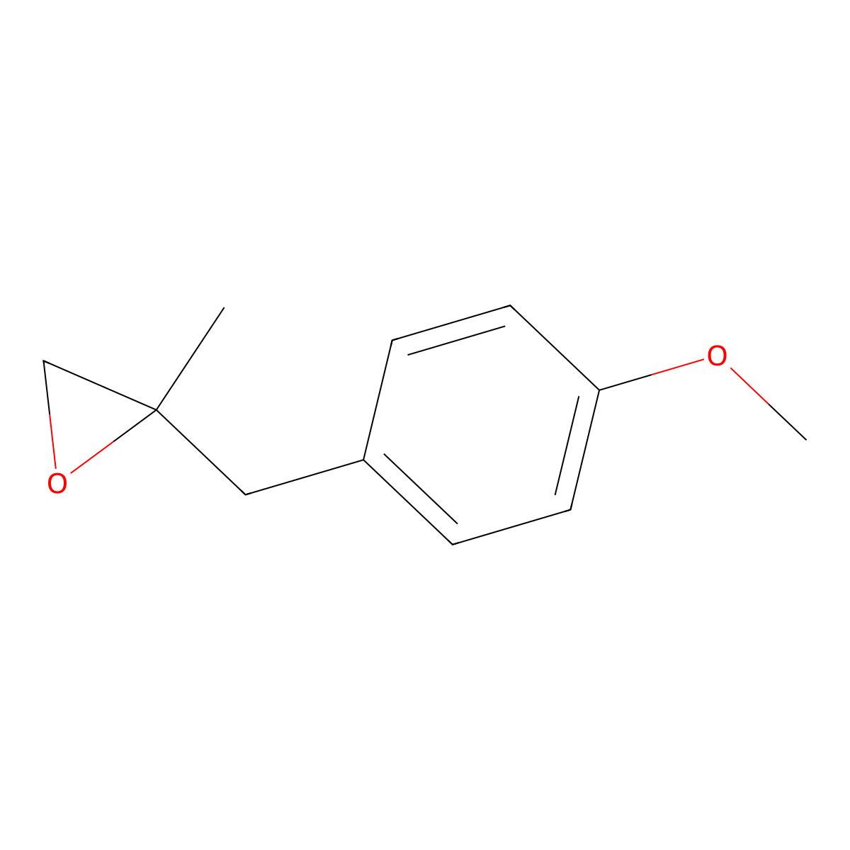 2-(4-Methoxybenzyl)-2-methyloxirane molecular structure, CAS 1342092-99-2