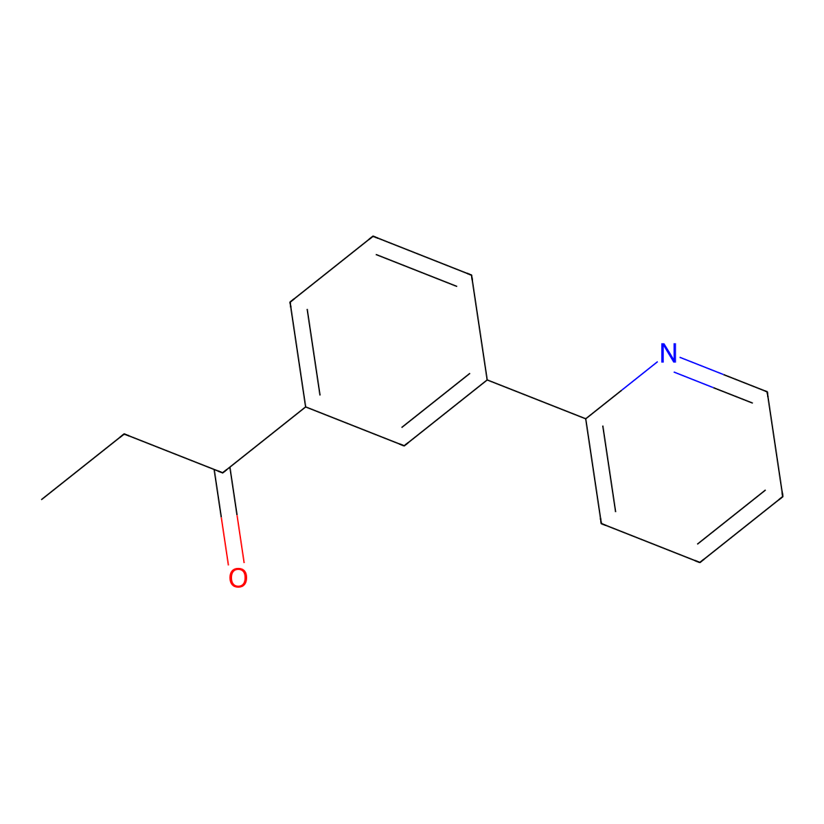 1-[3-(2-Pyridinyl)phenyl]-1-propanone molecular structure, CAS 1342102-49-1