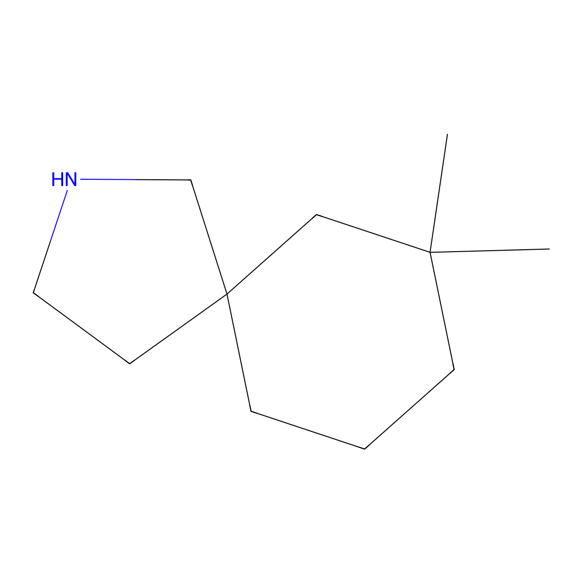 7,7-Dimethyl-2-azaspiro[4.5]decane molecular structure, CAS 1342118-68-6