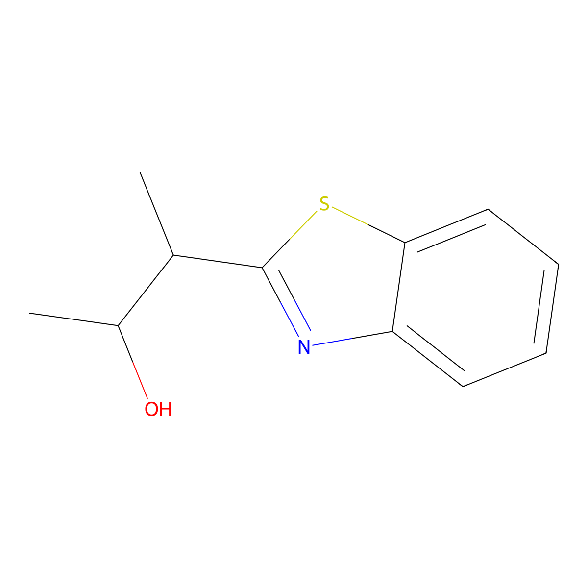 3-(1,3-Benzothiazol-2-yl)butan-2-ol molecular structure, CAS 1342123-07-2