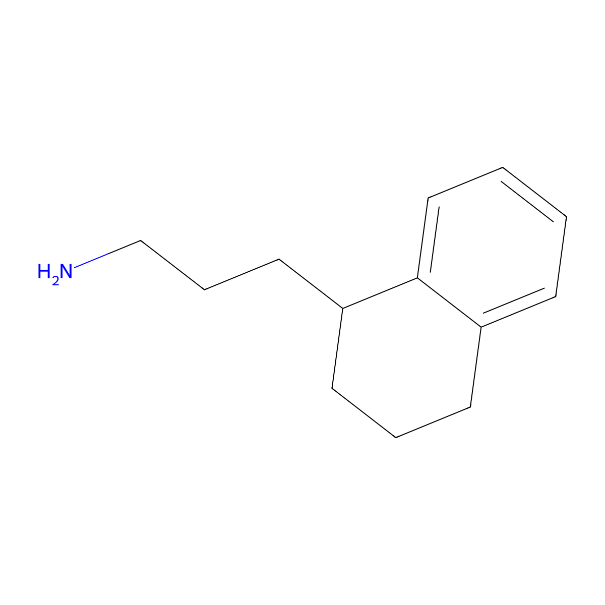 3-(1,2,3,4-Tetrahydronaphthalen-1-yl)propan-1-amine molecular structure, CAS 1342127-67-6