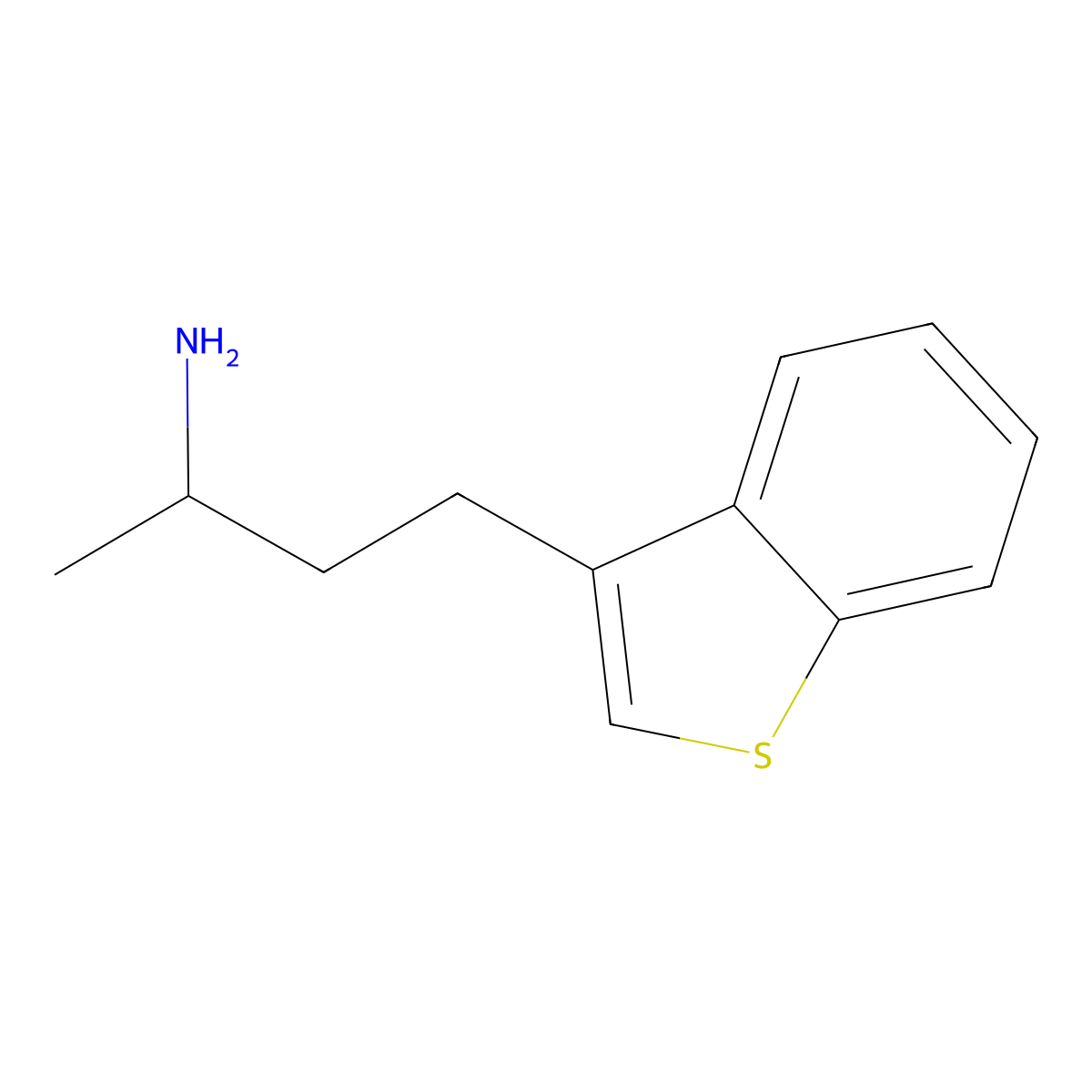 4-(Benzo[b]thiophen-3-yl)butan-2-amine molecular structure, CAS 1342177-19-8