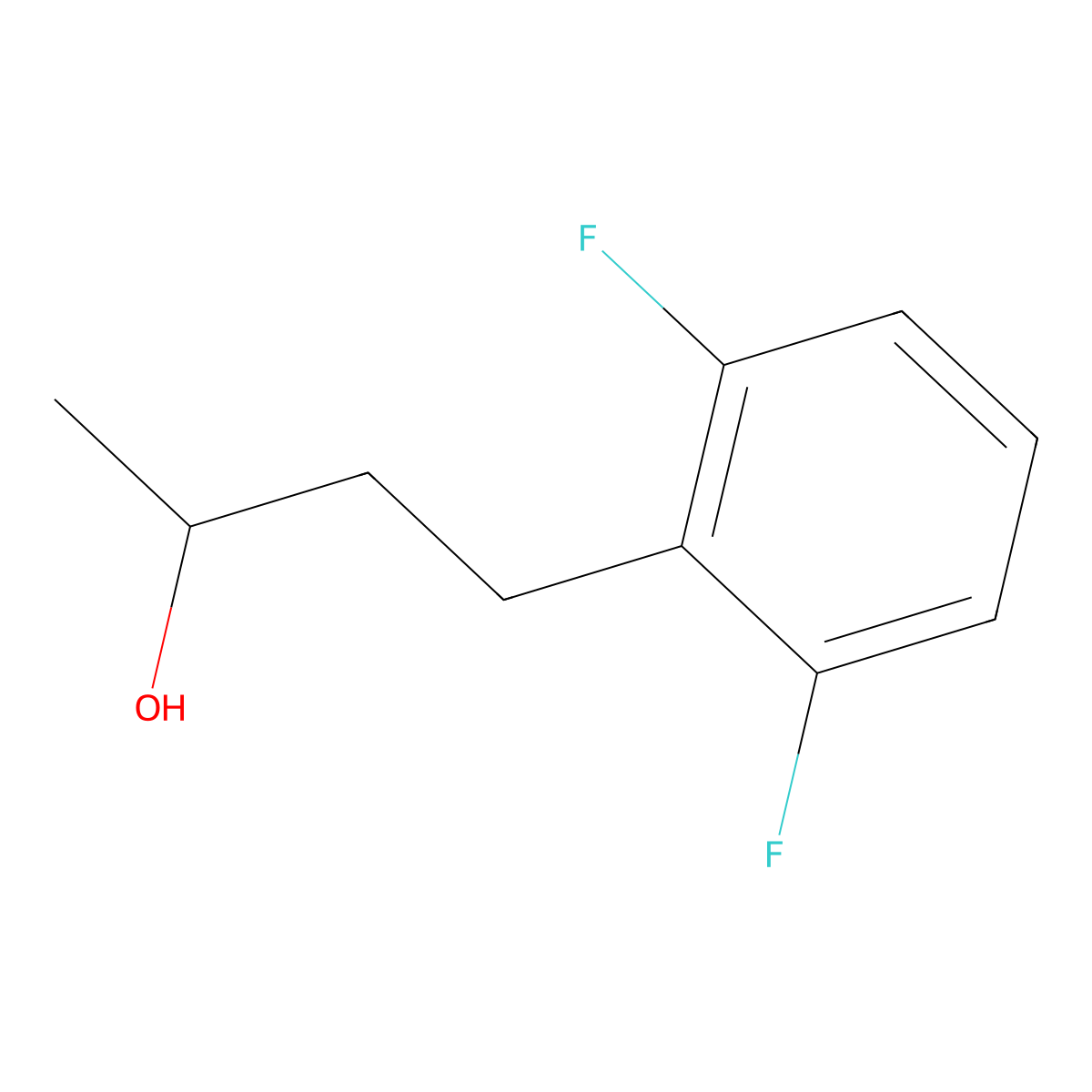 4-(2,6-Difluorophenyl)butan-2-ol molecular structure, CAS 1342201-64-2