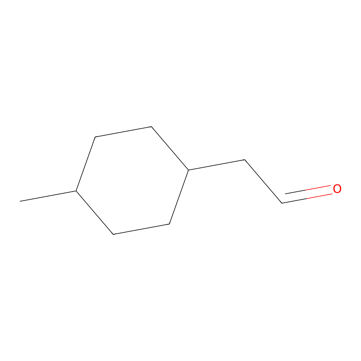 2-(4-Methylcyclohexyl)acetaldehyde molecular structure, CAS 1342215-17-1