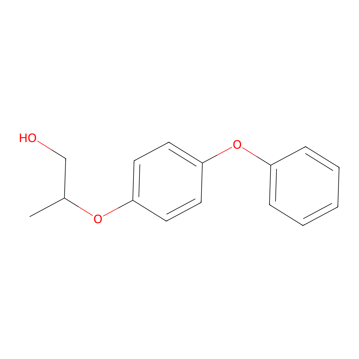 2-(4-Phenoxyphenoxy)propan-1-ol molecular structure, CAS 134227-44-4