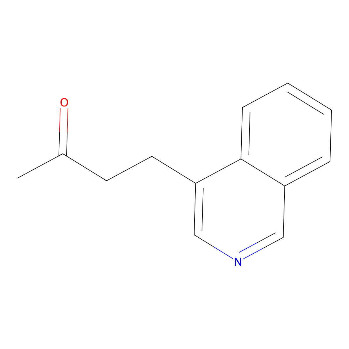 4-(Isoquinolin-4-yl)butan-2-one molecular structure, CAS 1342279-66-6