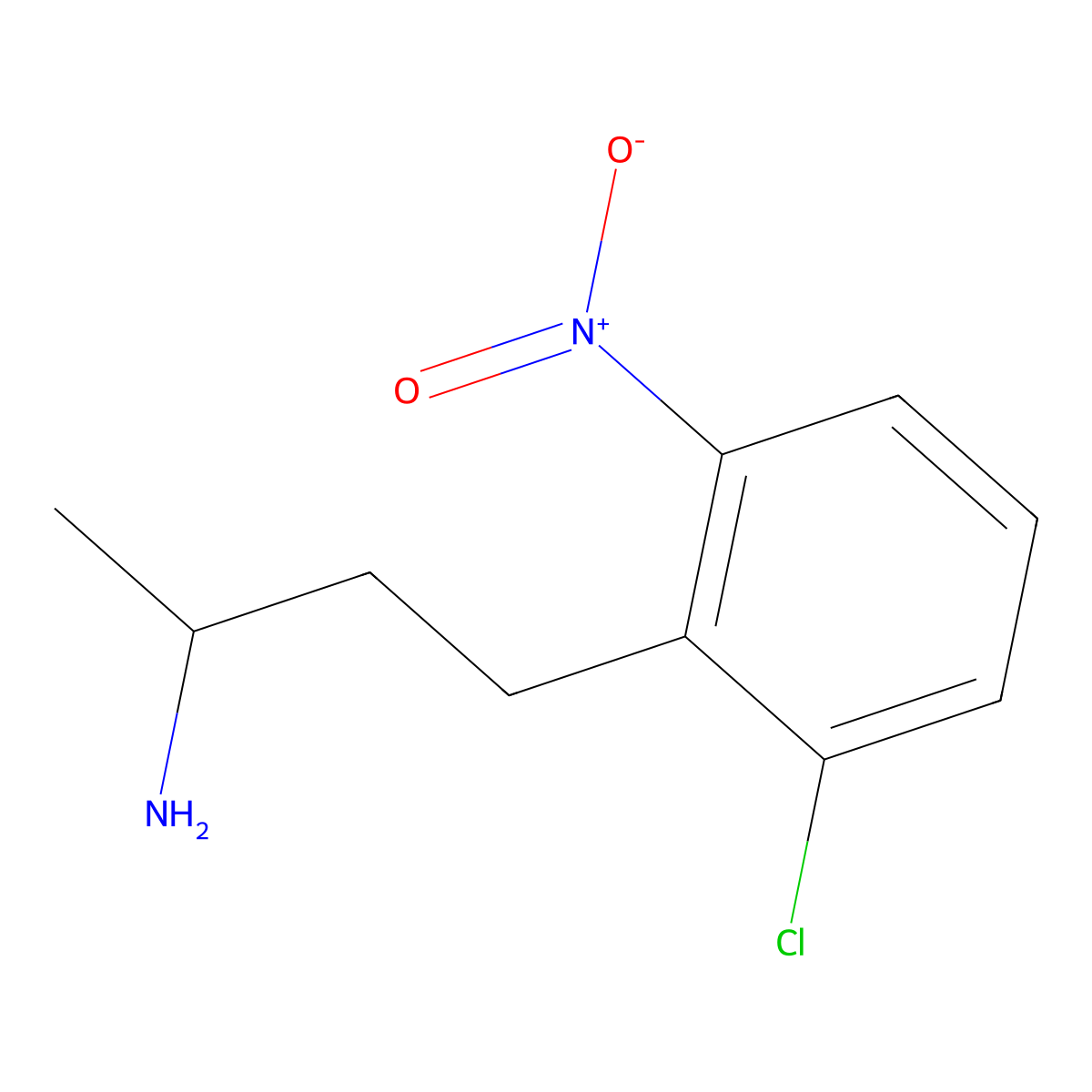 4-(2-Chloro-6-nitrophenyl)butan-2-amine molecular structure, CAS 1342282-76-1