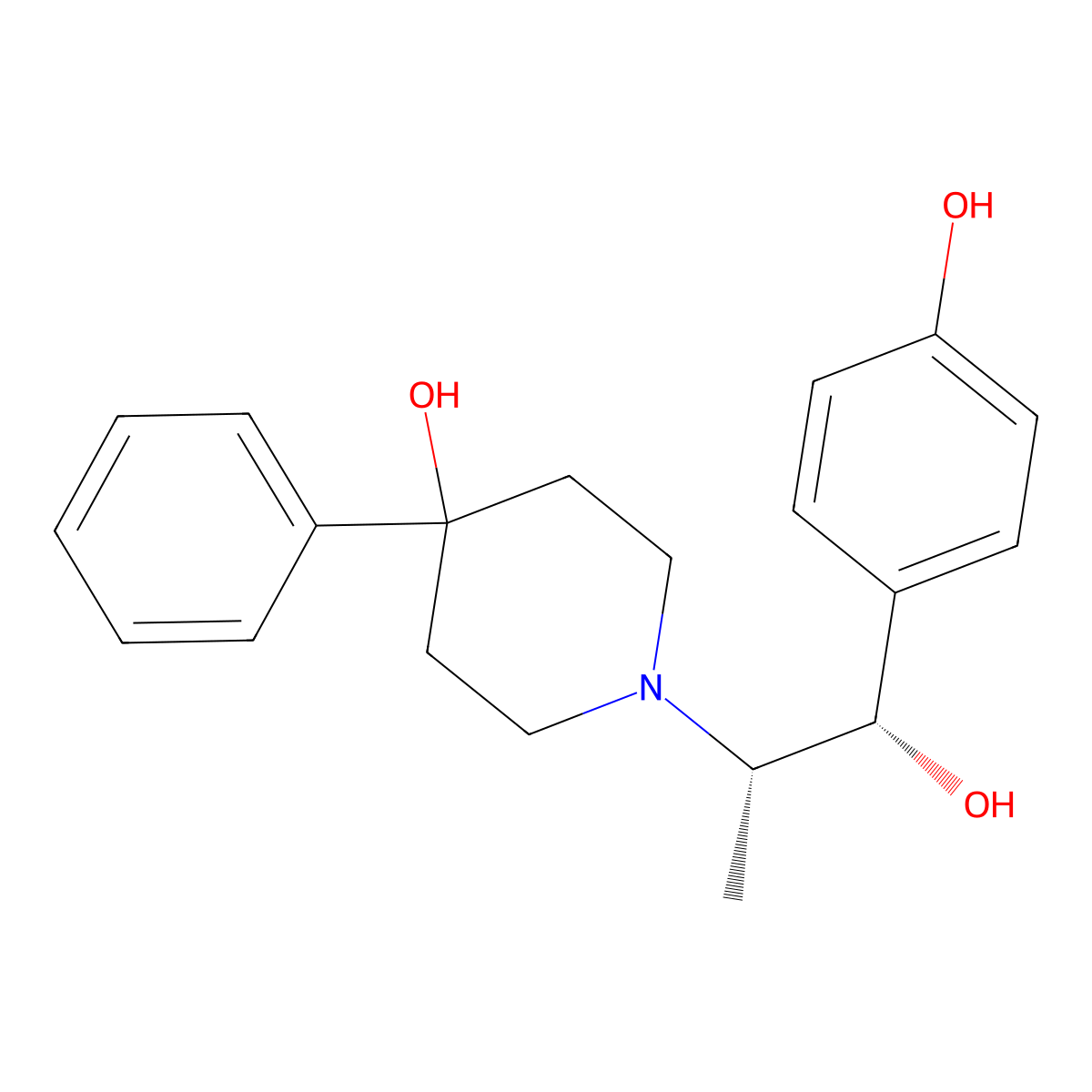 Traxoprodil molecular structure, CAS 134234-12-1