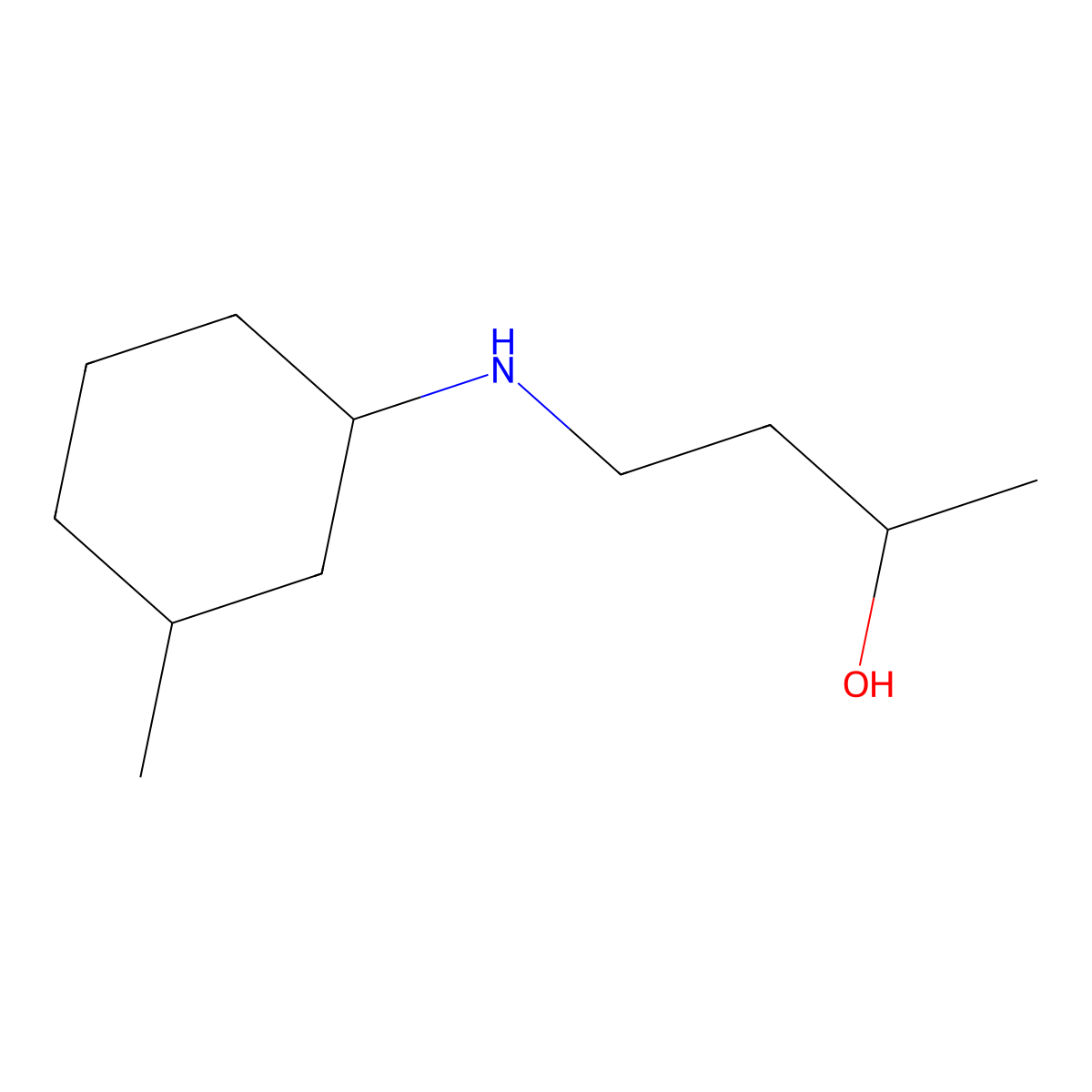 4-[(3-Methylcyclohexyl)amino]butan-2-ol molecular structure, CAS 1342359-69-6